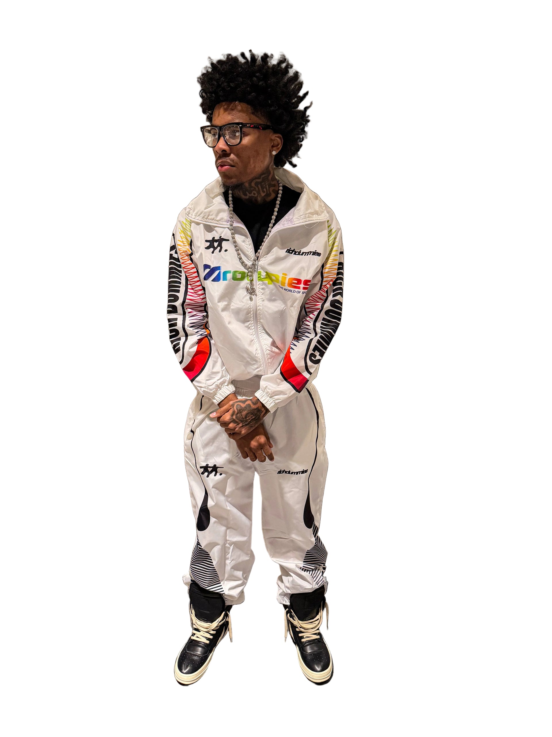 Retro Sports Windbreaker White